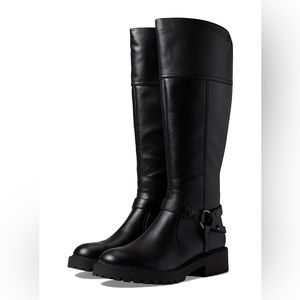 Guess Women's Knee High Riding Boots Wide Calf